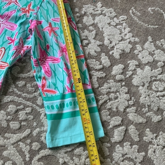 Barbara Erickson Seafoam Pink dress starfish print summer vocation travel size S - Picture 8 of 11